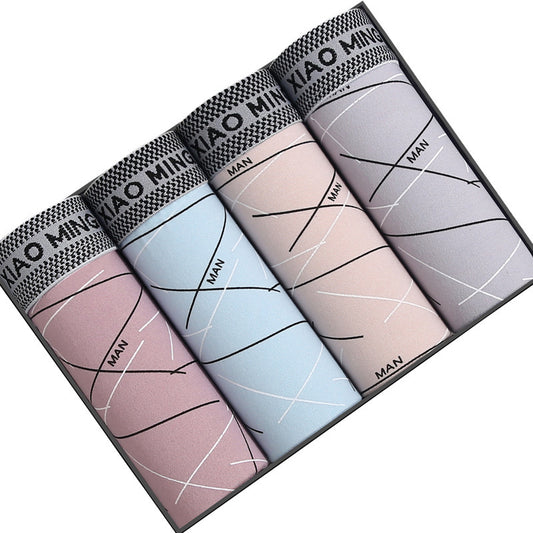 Men's Premium Boxer Briefs 4-Pack - Extended Sizes Available