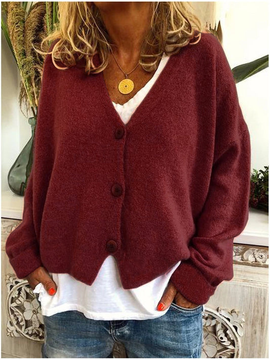 Cozy Knit Cardigan Sweater