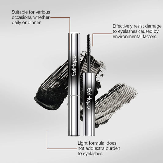 Eelhope 4g Eyelash Lengthening Mascara 4d Curly Thicken Eye Lash Long Lasting Makeup Waterproof Fast Dry Black Curling Mascara