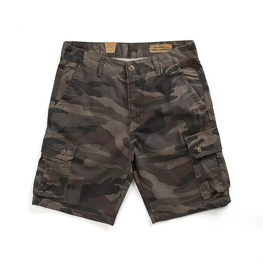 "Men's Multi-Pocket Quick-Dry Cargo Shorts"
