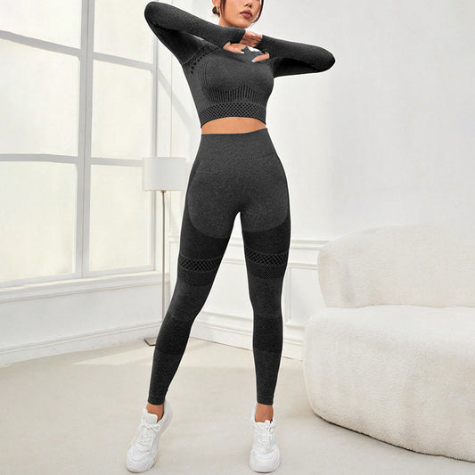 Seamless Workout Clothes Outdoor Sports Suit