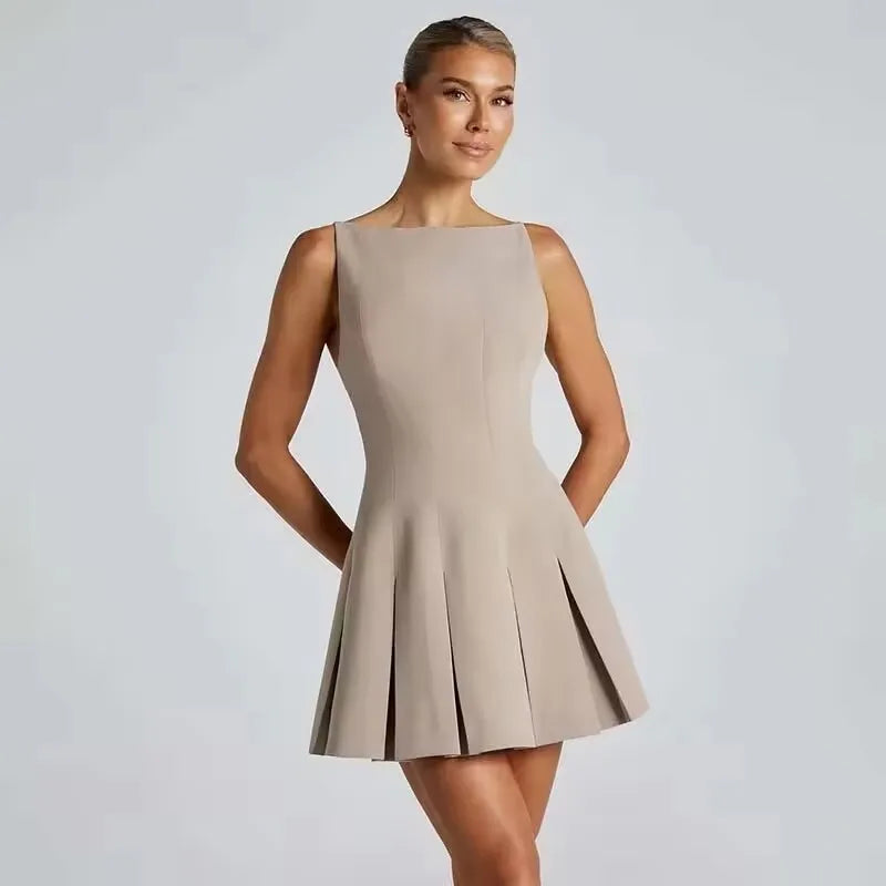 Sleeveless Fit & Flare Dress