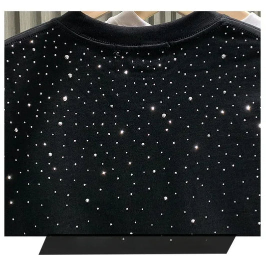 Summer Rhinestone Rivet T-Shirt