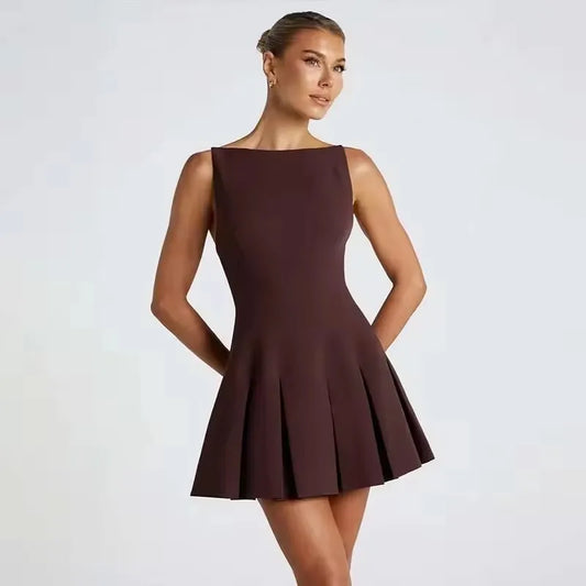 Sleeveless Fit & Flare Dress