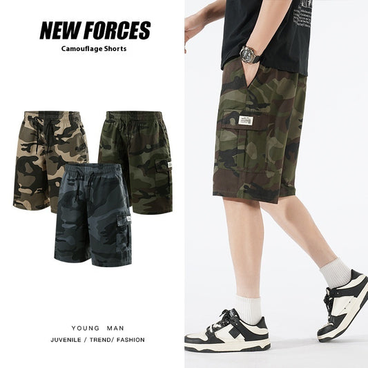 "Camo Workwear Pants - Men's Loose Fit"
