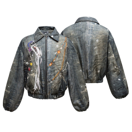 Men's Retro Cotton-Padded Puffer Jacket - American Vintage Style