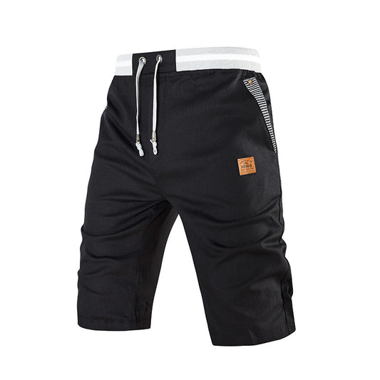 Men's Cotton Casual Cropped Pants