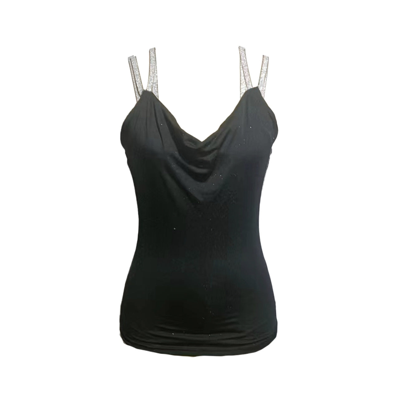Solid Color V-neck Camisole Vest