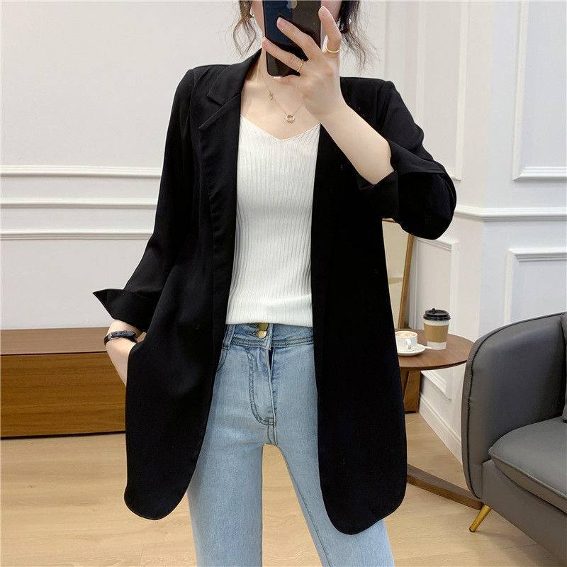 Tailored Stand Collar Blazer