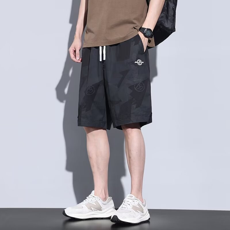 "Men's Quick-Dry Camo Workwear Shorts"