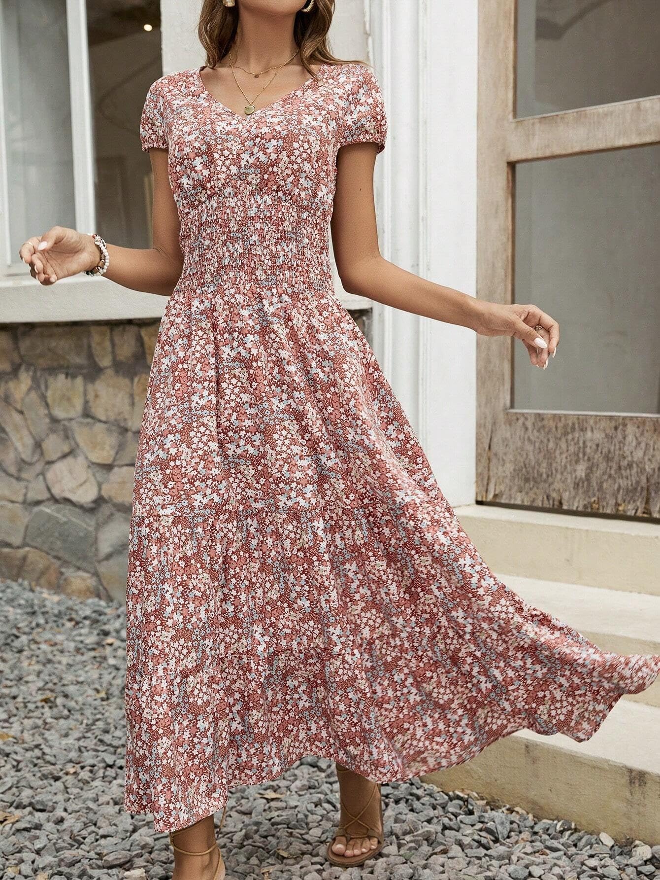 Blossom Chic™ Floral Midi Dress