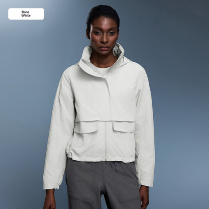 Women's Water-Resistant Hooded Outdoor Jacket