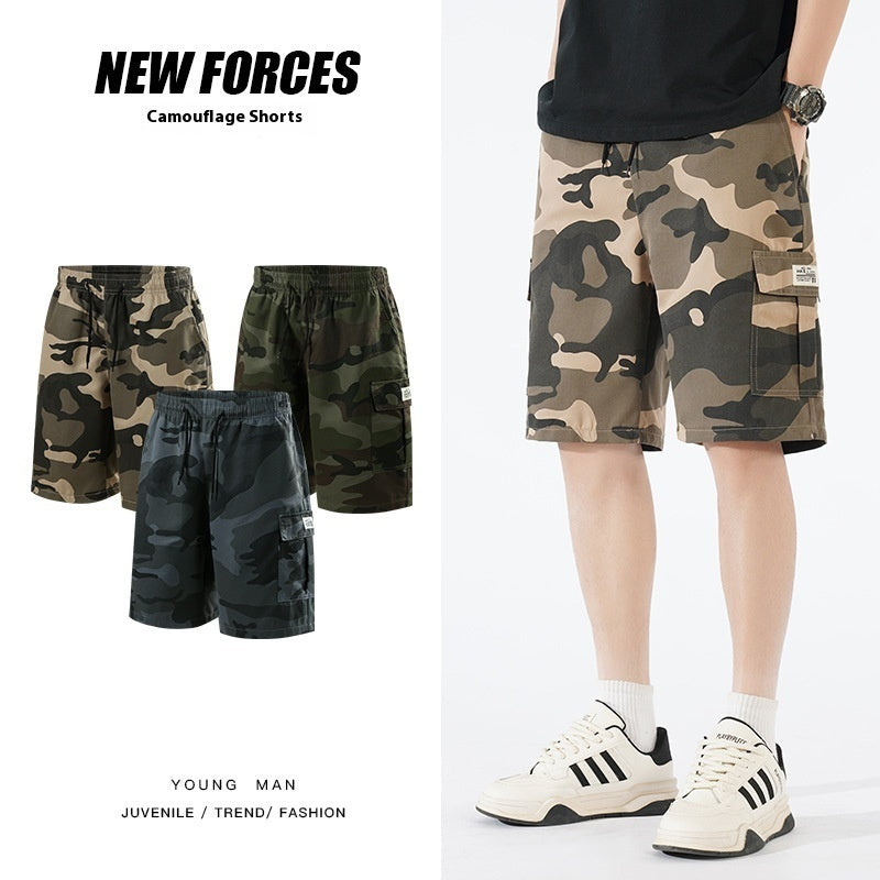 "Camo Workwear Pants - Men's Loose Fit"