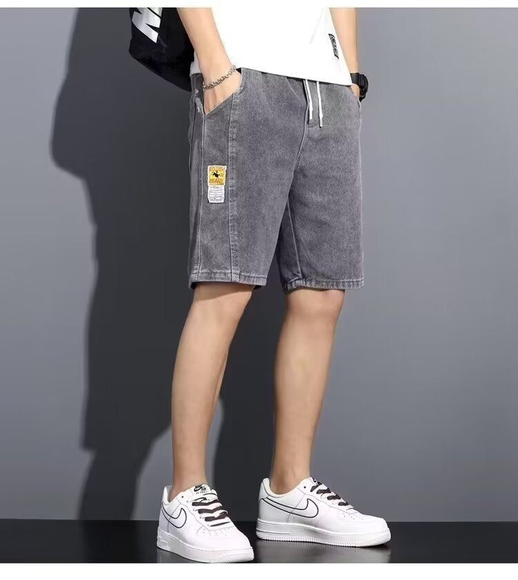 Summer Thin Cropped Denim Shorts