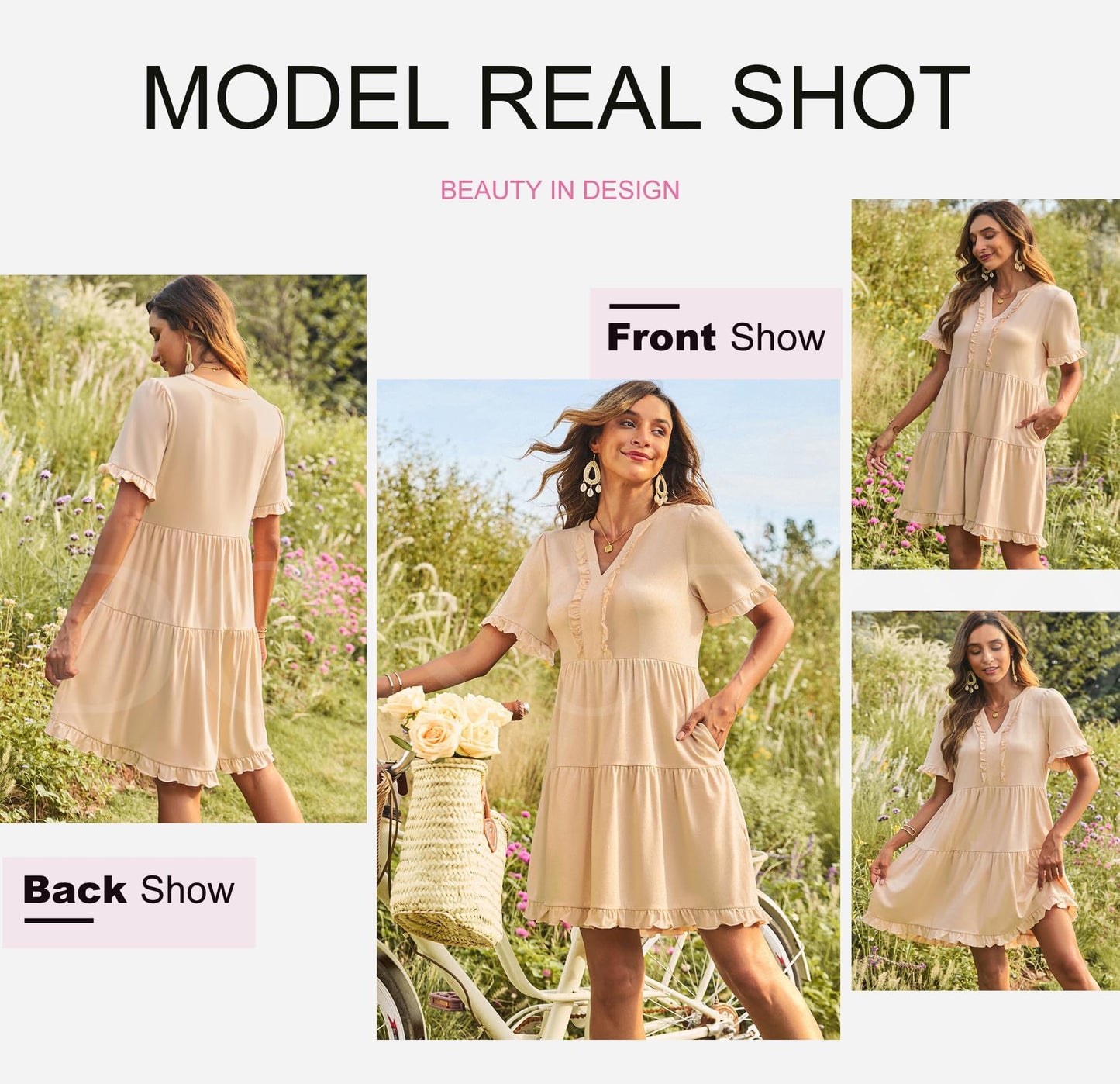 The Breezy V-Neck A-Line Dress — Summer Essential