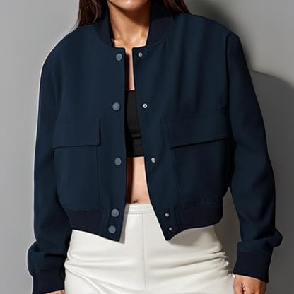 Stand Collar Utility Jacket