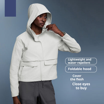 Women's Water-Resistant Hooded Outdoor Jacket