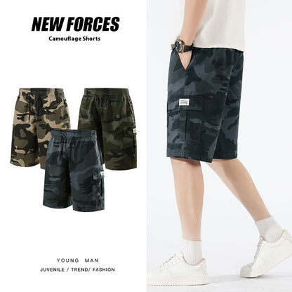 "Camo Workwear Pants - Men's Loose Fit"