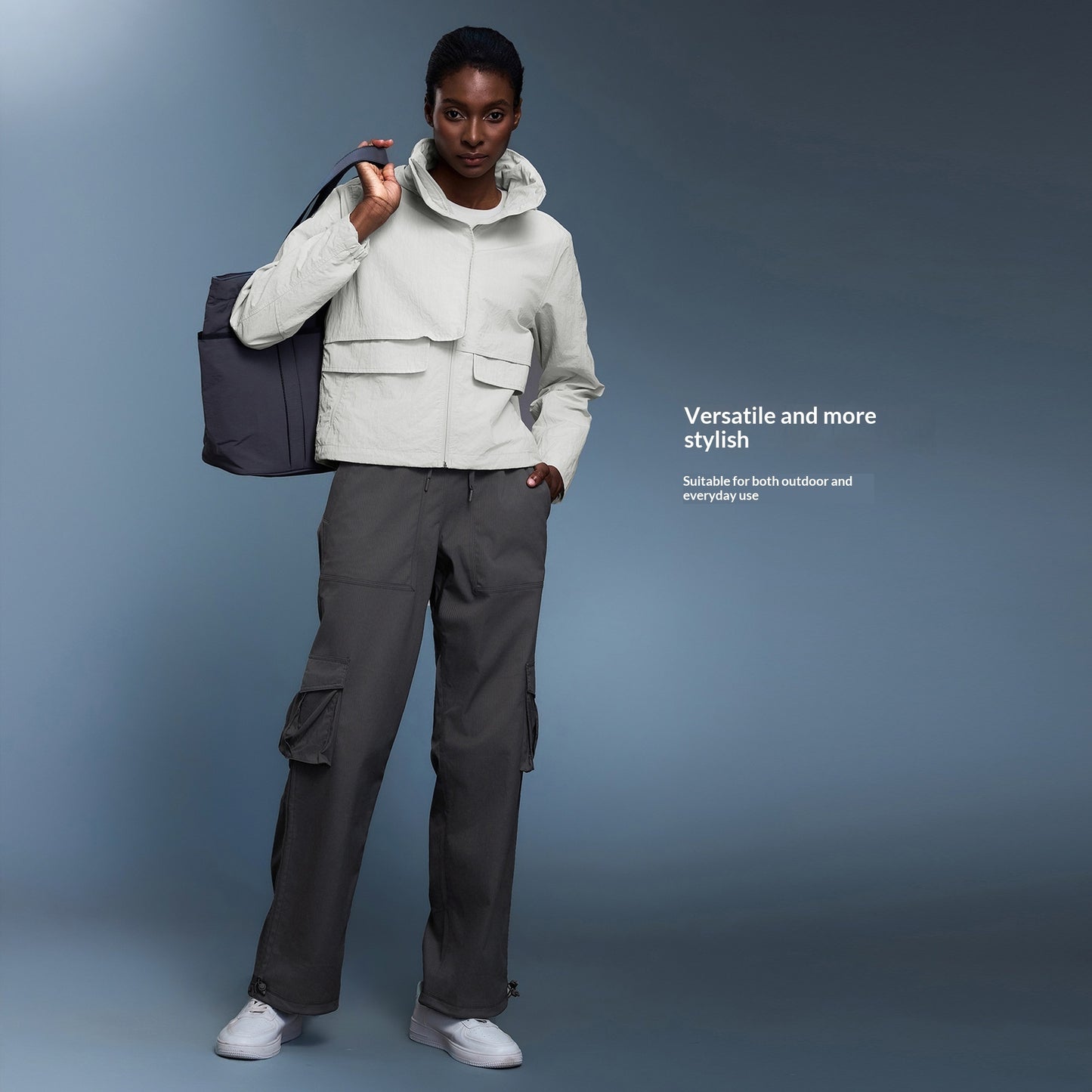 Women's Water-Resistant Hooded Outdoor Jacket