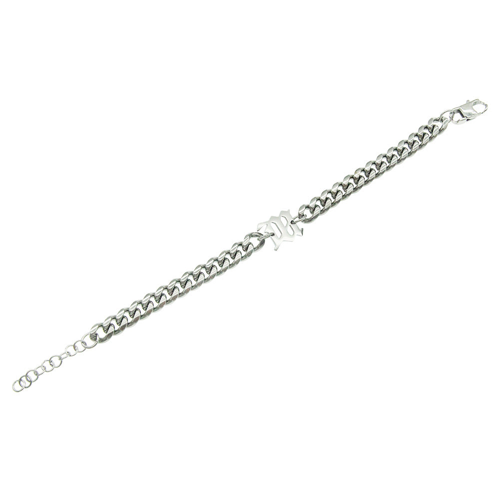 Titanium Steel Cuban Link Chain Bracelet – Men & Women