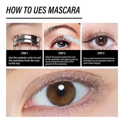 Eyelash Growth Serum Shiny Mascara Castor Oil Lash & Brow Enhancer