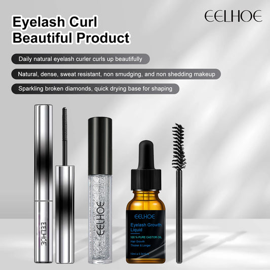 Eyelash Growth Serum Shiny Mascara Castor Oil Lash & Brow Enhancer