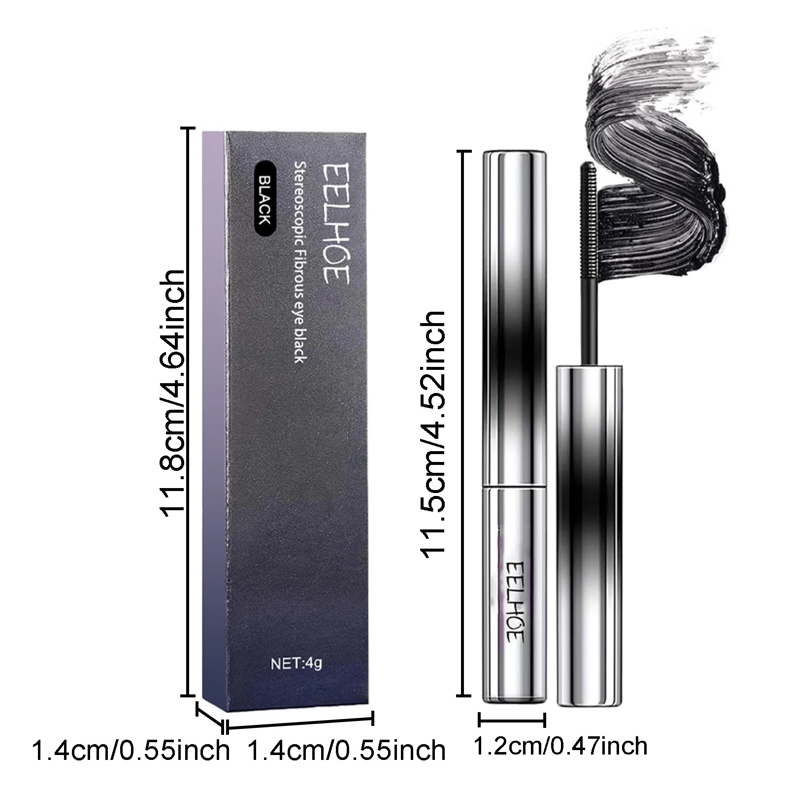 Eyelash Growth Serum Shiny Mascara Castor Oil Lash & Brow Enhancer