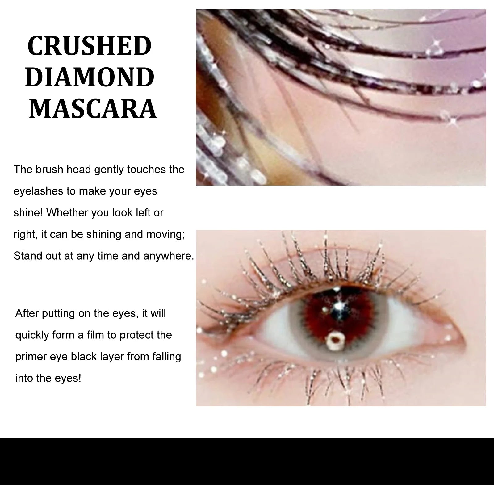 Eyelash Growth Serum Shiny Mascara Castor Oil Lash & Brow Enhancer