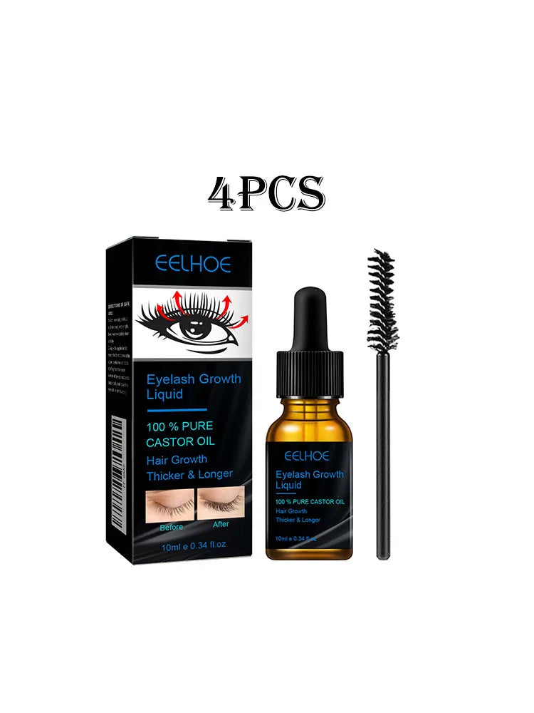 Eyelash Growth Serum Shiny Mascara Castor Oil Lash & Brow Enhancer