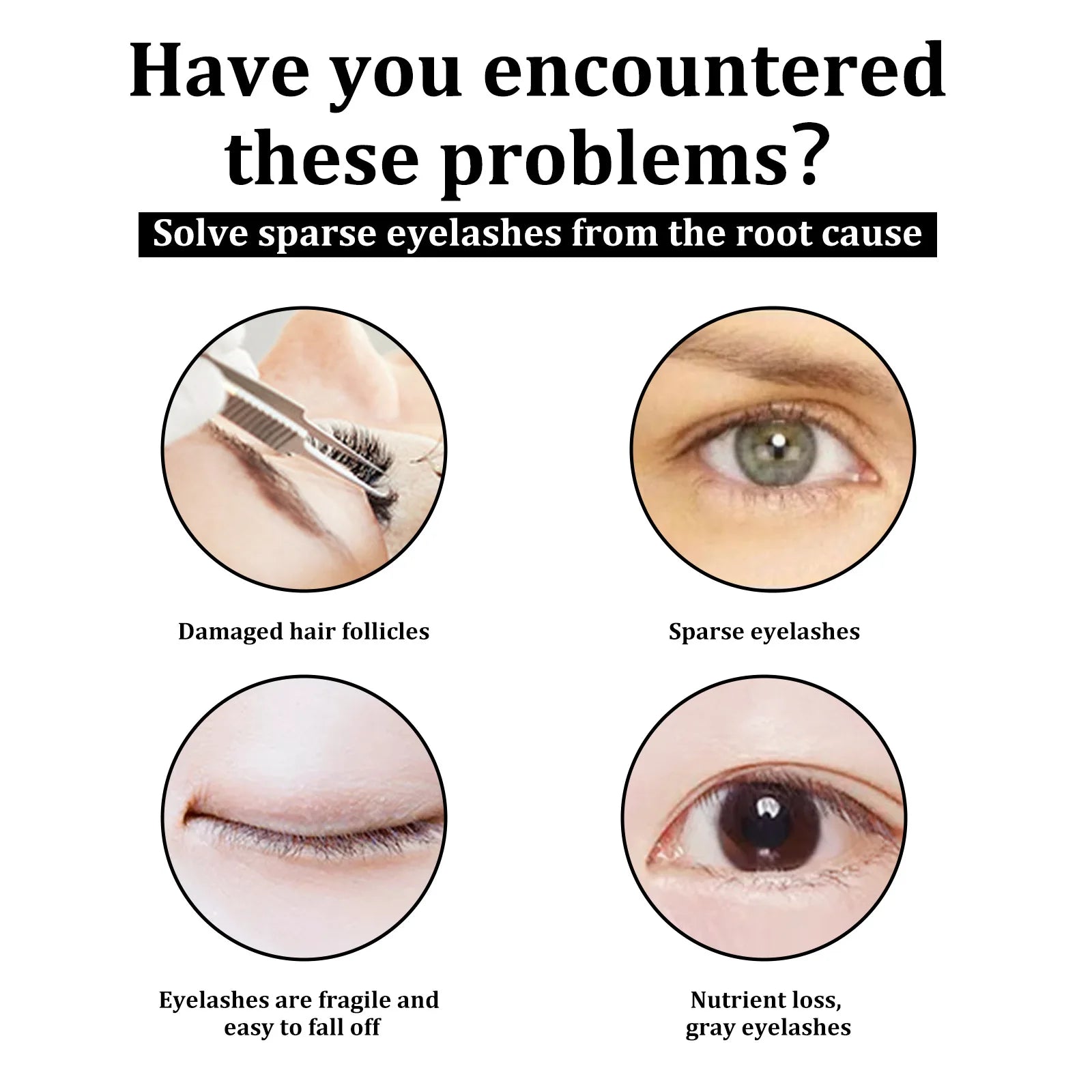 Eyelash Growth Serum Shiny Mascara Castor Oil Lash & Brow Enhancer
