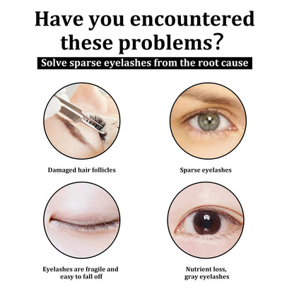 Eyelash Growth Serum Shiny Mascara Castor Oil Lash & Brow Enhancer