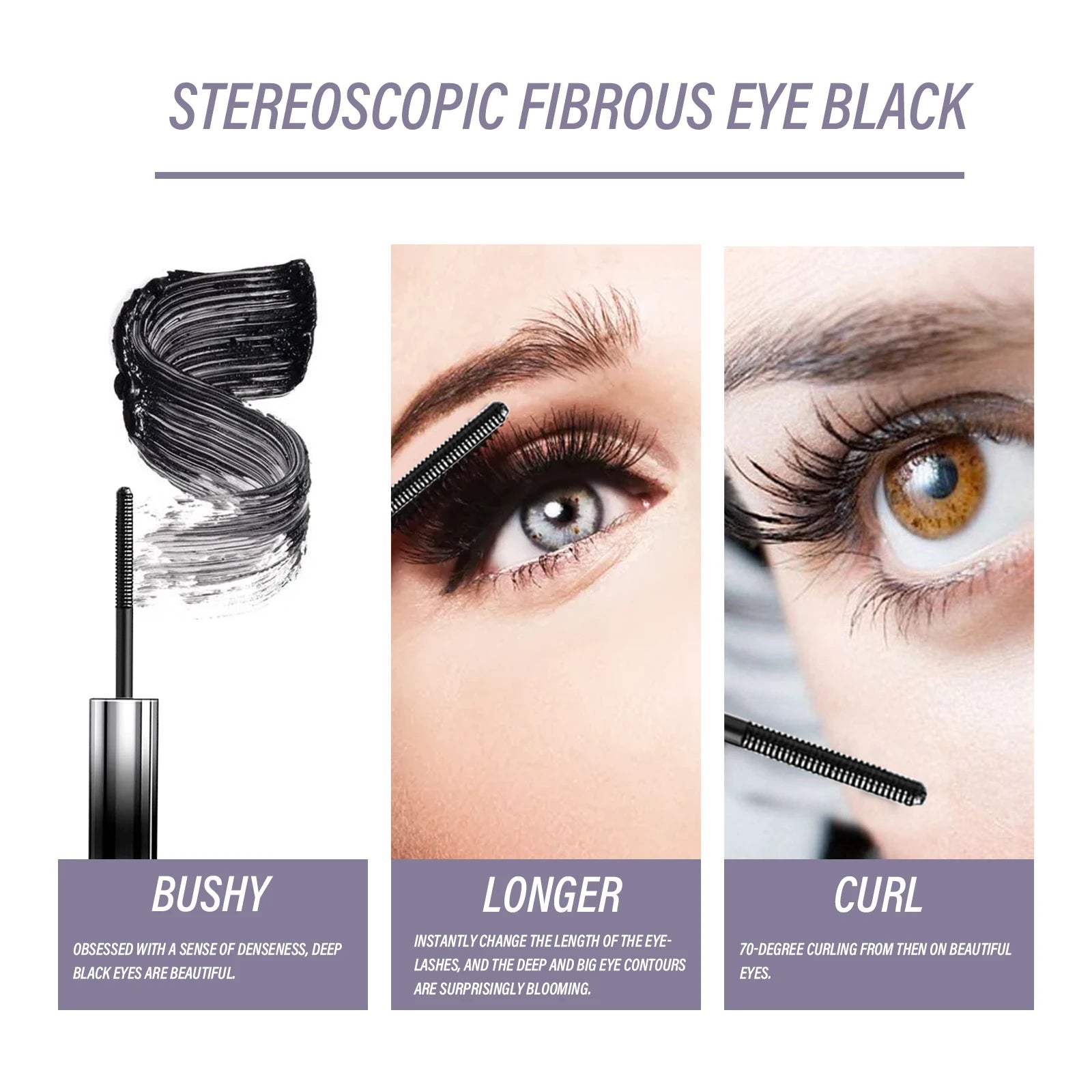 Eyelash Growth Serum Shiny Mascara Castor Oil Lash & Brow Enhancer