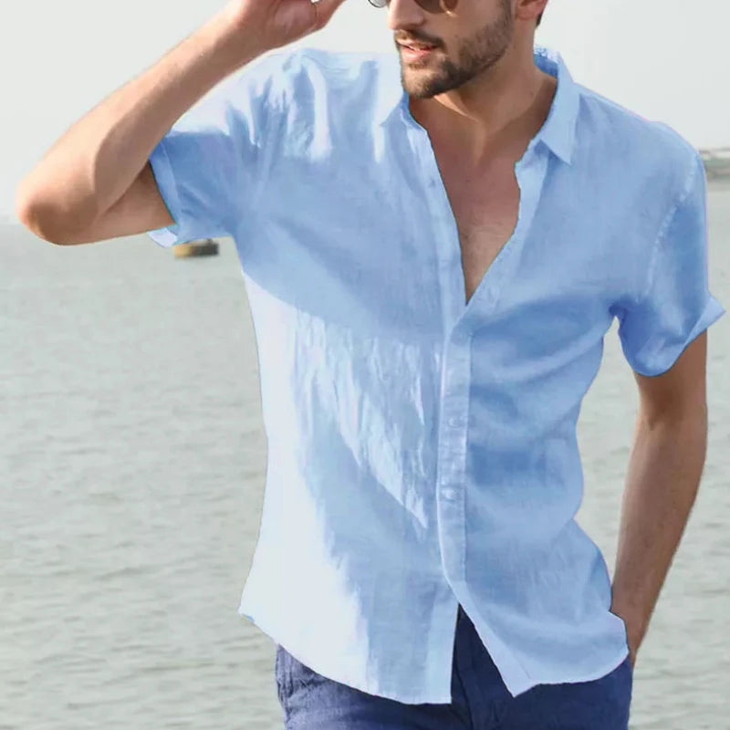 Men's Casual Short Sleeve Shirt