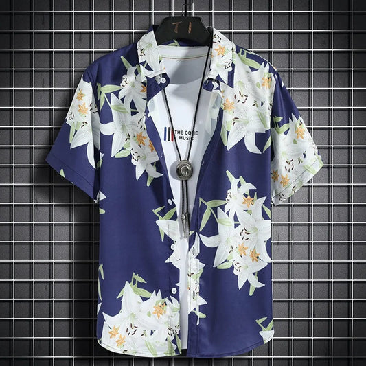 Men's Hawaiian Beach Shirt