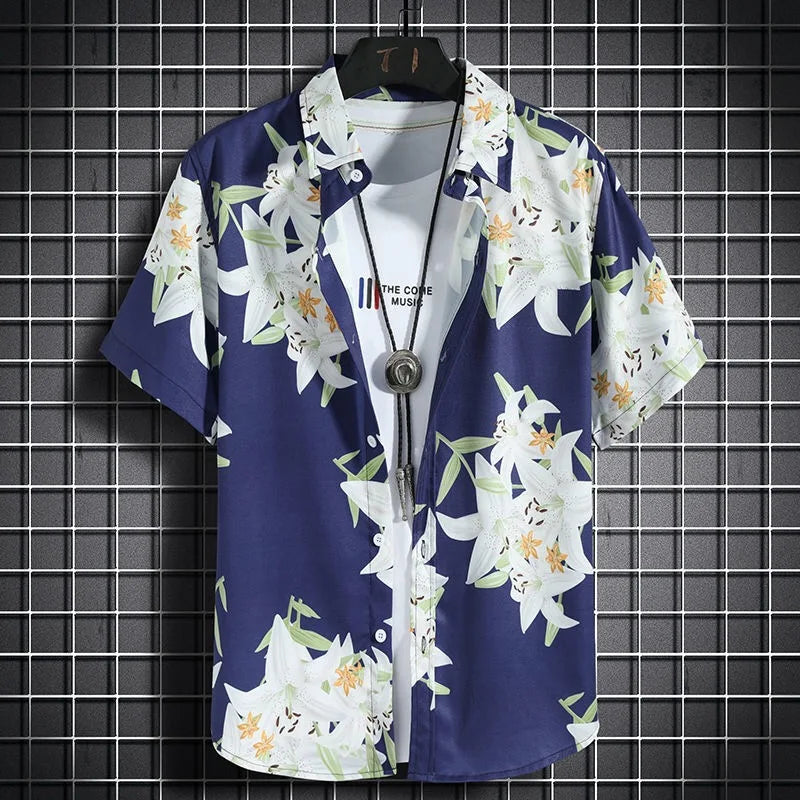 Men's Hawaiian Beach Shirt