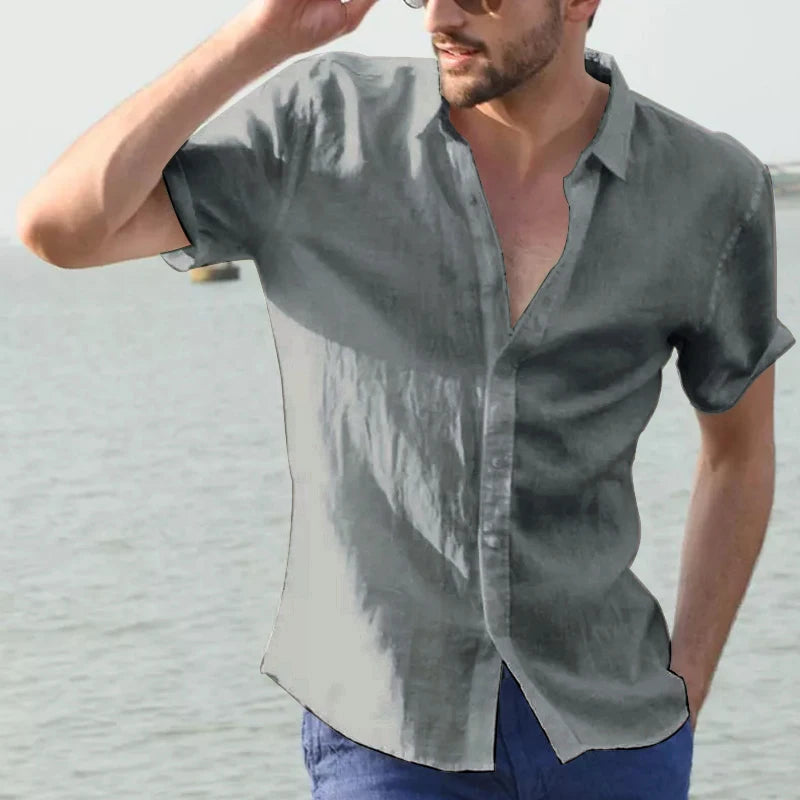 Men's Casual Short Sleeve Shirt