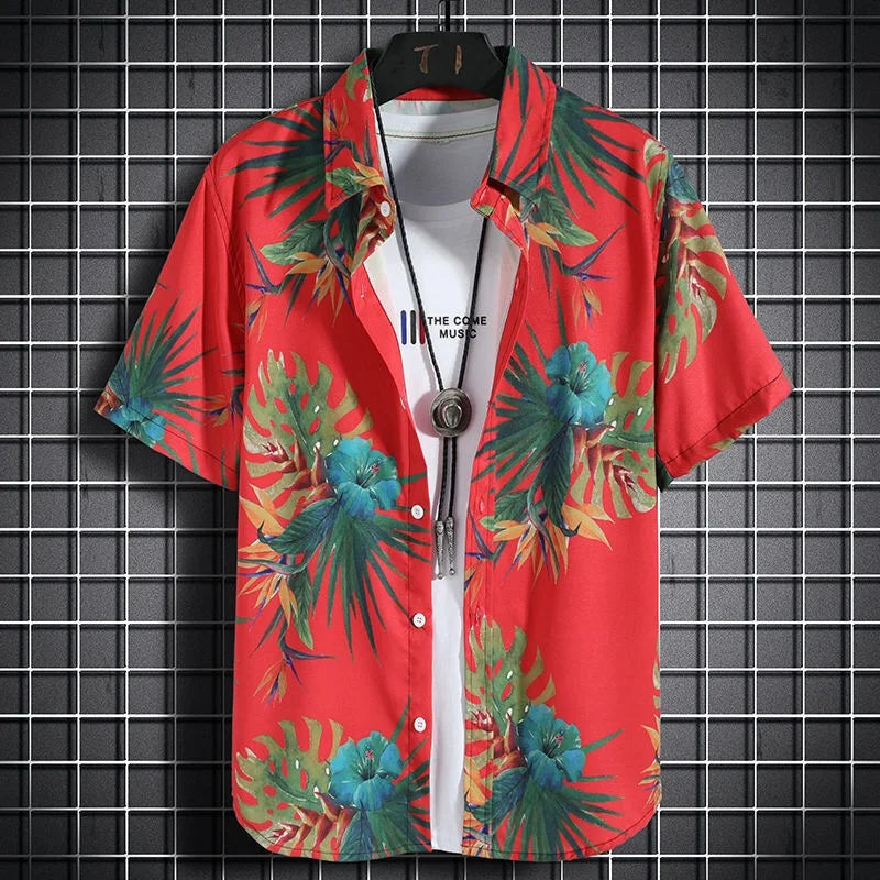 Men's Hawaiian Beach Shirt