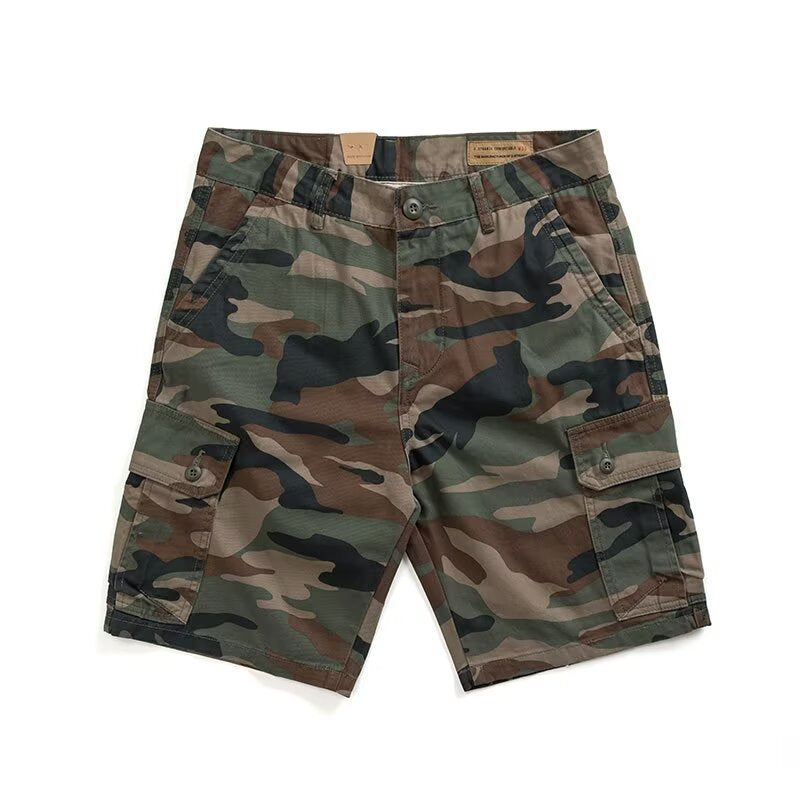 "Men's Multi-Pocket Quick-Dry Cargo Shorts"