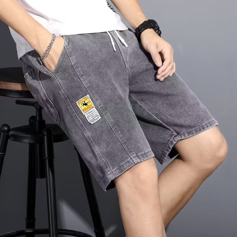 Summer Thin Cropped Denim Shorts