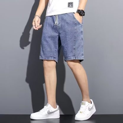 Summer Thin Cropped Denim Shorts