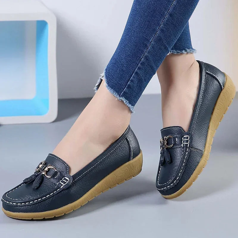 Slip-On Loafers Ballet Flats Casual Moccasins