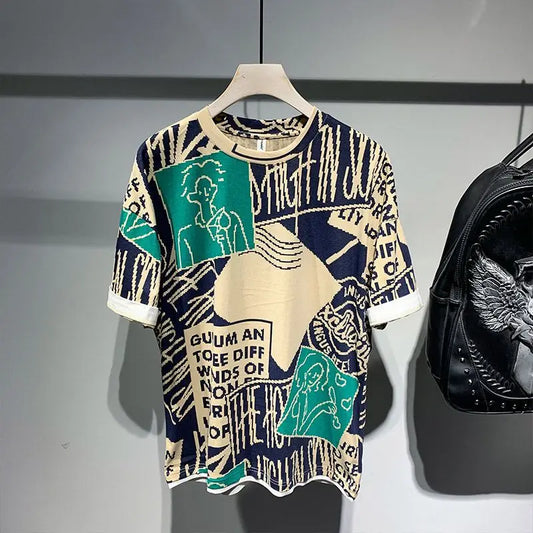 GEOMETRIC CONTRAST/ summer Tee