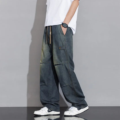 Vintage Washed Cotton Jeans