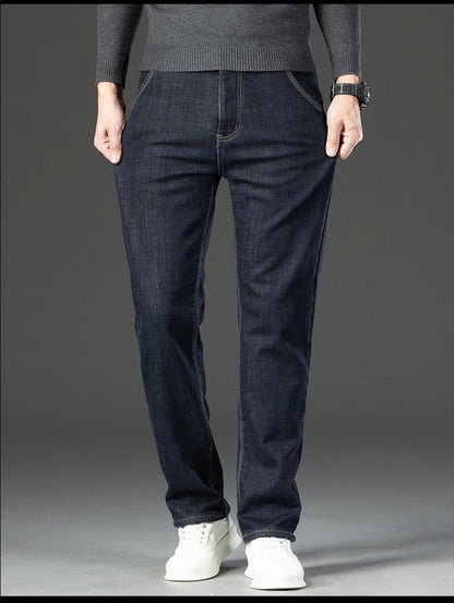 High Quality Men Fleece Jeans
