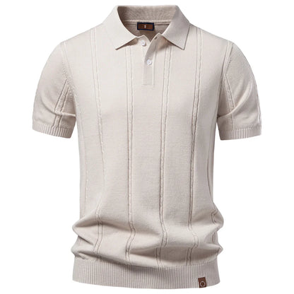 Riviera Knit Polo – Premium Summer Essential