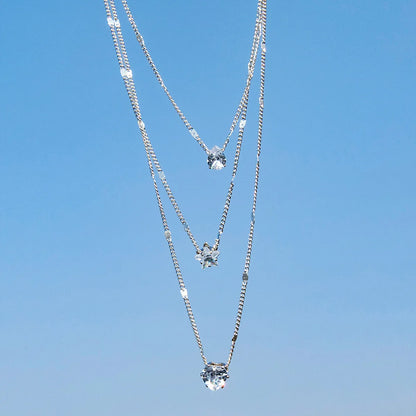 Trendy Zircon Pendant Necklace