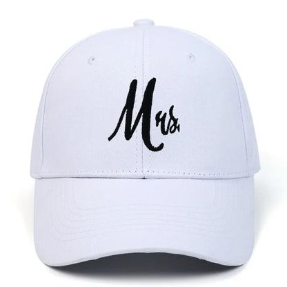 Mom & Dad Embroidered Baseball Caps – Couples Gift Set