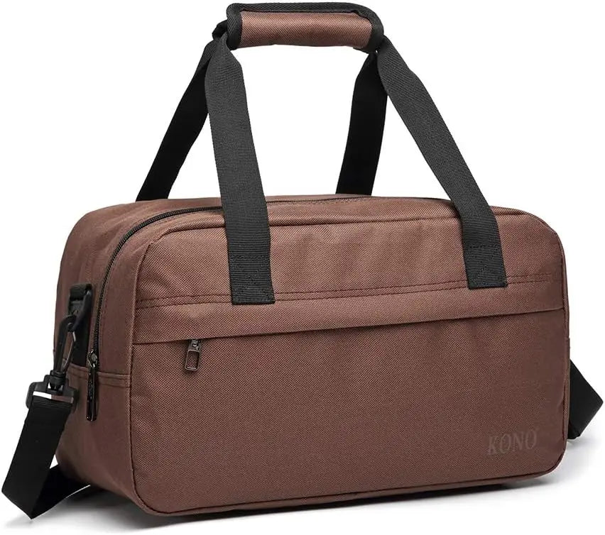 Kono 35x20x20 Cabin Bag Under Seat Ryanair Flight Carry On Bag Sports Travel Duffel Holdall Hand Luggage 14L Unisex