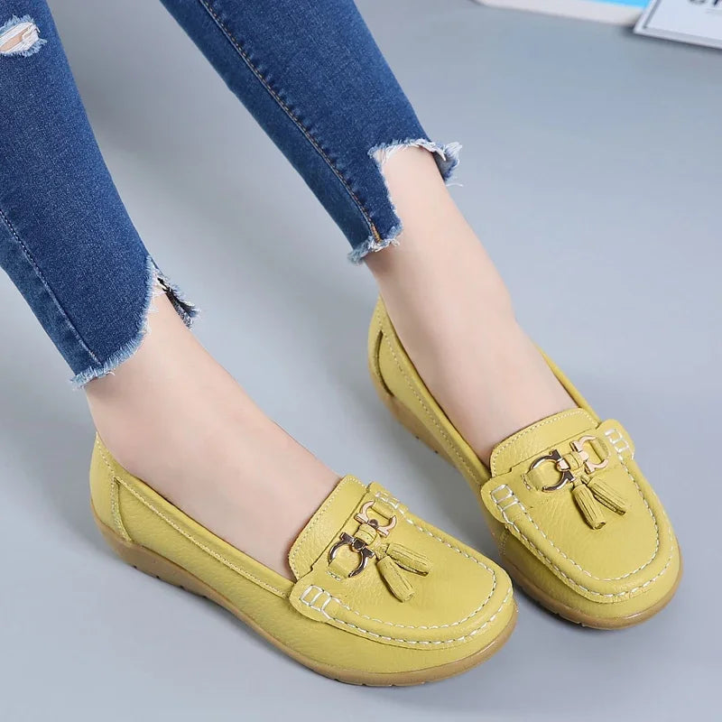 Slip-On Loafers Ballet Flats Casual Moccasins