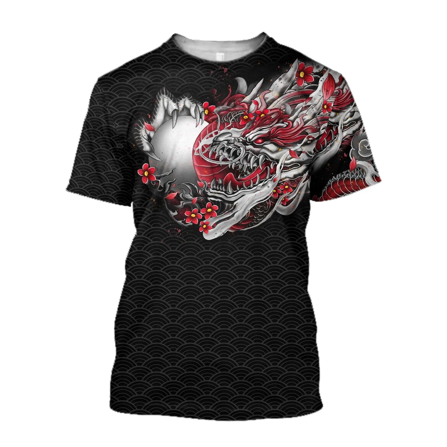 Samurai Oversized Cotton Punk T-Shirt